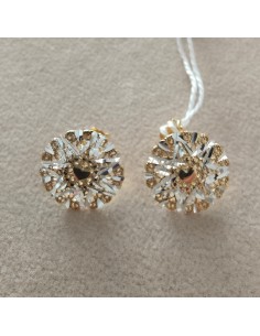 Orecchini  Presentosa a Lobo in Argento 925 Bicolore RL