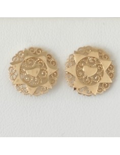 Orecchini Presentosa 1 Cuore  ORO 9 Kt RL