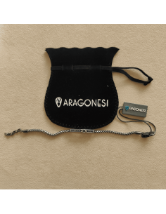 Bracciale uomo BR3502 in Acciaio Aragonesi