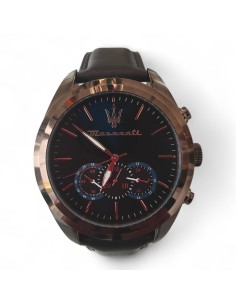 Orologio Cronografo Traguardo con Cinturino in Pelle R8871612008 Maserati