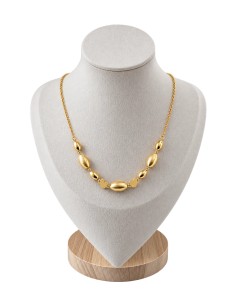 Girocollo Argento 925 Dorato con Pepite Think Positive