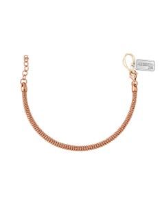 Bracciale Argento 925 Rosato Tubolare Think Positive