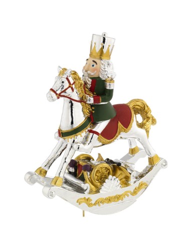 Schiaccianoci a Cavallo Carillon Natale Bagutta