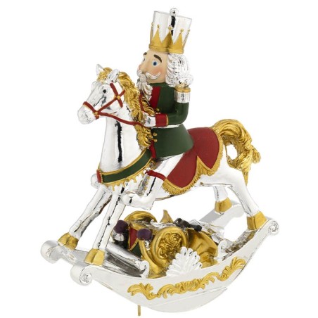 Schiaccianoci a Cavallo Carillon Natale Bagutta
