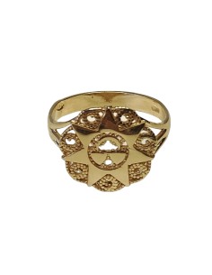 Anello Stella con due cuori La Presentosa