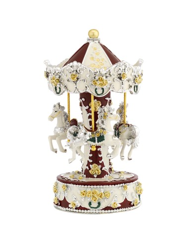 Giostra Natalizia Musicale Ceramica Bagutta