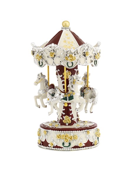 Giostra Natalizia Musicale Ceramica Bagutta