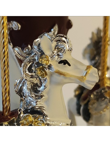 Giostra Natalizia Musicale Ceramica Bagutta