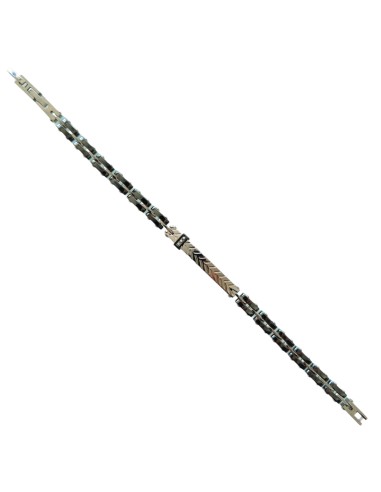Bracciale uomo in Acciaio lavorazione spiga Myo