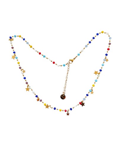 Girocollo Choker multicolor con Stelline Touch Me