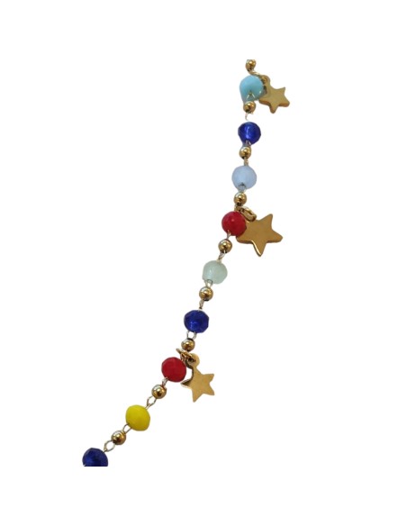 Girocollo Choker multicolor con Stelline Touch Me
