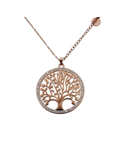 Girocollo con Albero della Vita con Strass Touch Me
