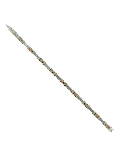 Bracciale Uomo in Acciaio Bicolore Myo