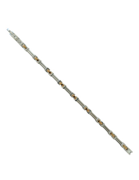 Bracciale Uomo in Acciaio Bicolore Myo