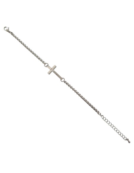 Bracciale Uomo in Acciaio Modello Cross Myo