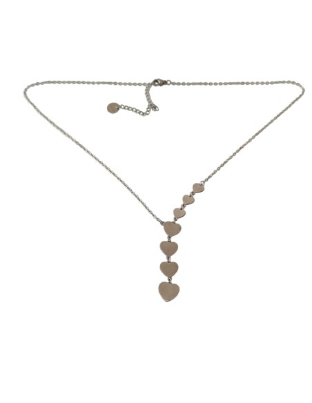 Girocollo con Cuori Pendenti Touch Me