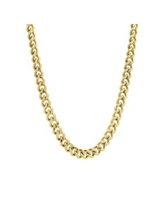 Catena in acciaio Gourmette dorata 1One