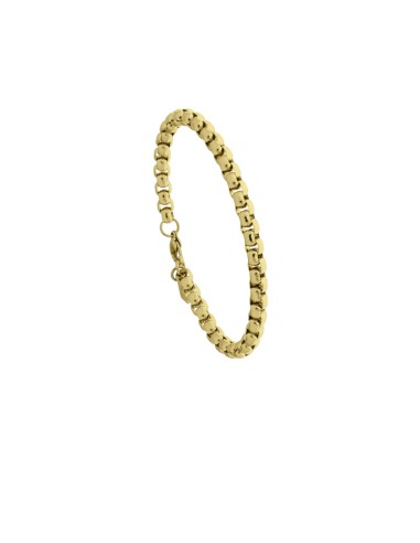 Bracciale in Acciaio Veneziana Gigante Dorata 1One