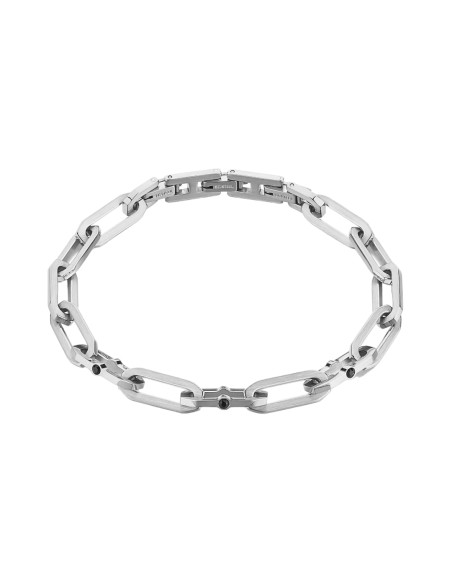 Bracciale in acciaio uomo catena Genovese 1One