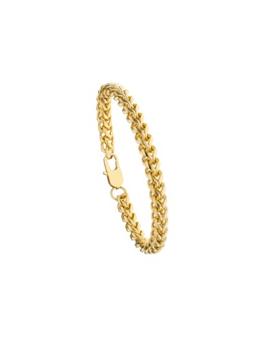 Bracciale in acciaio dorato donna Spiga 1One