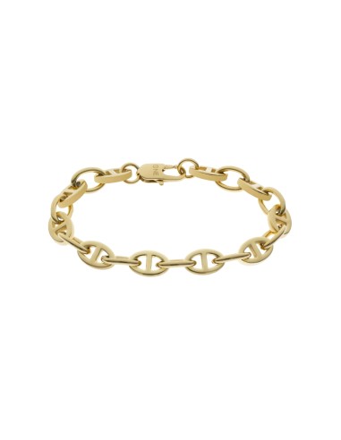 Bracciale in acciaio dorato donna maglia Marinara 1One