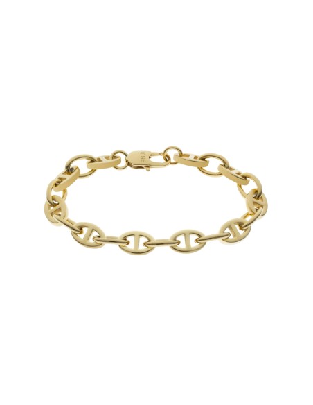 Bracciale in acciaio dorato donna maglia Marinara 1One
