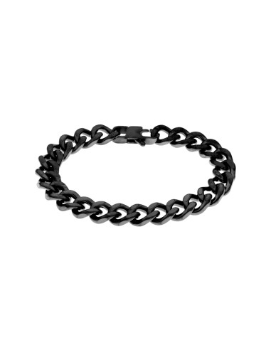 Bracciale catena in acciaio nero uomo 1One