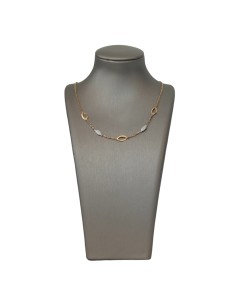 Girocollo piastrine zirco Oro giallo Sodo Migliori