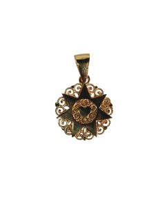 Ciondolo Presentosa Oro 18Kt 1 Cuore RL