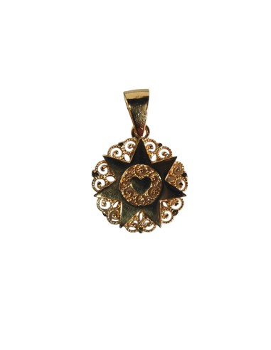 Ciondolo Presentosa Oro 18Kt 1 Cuore RL