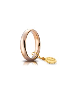 Fede Comoda 4mm Oro Rosa Unoaerre