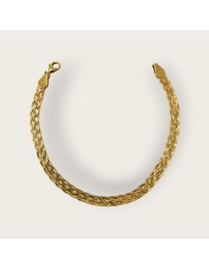 Bracciale Piattina Intrecciata Oro Giallo Sodo Migliori