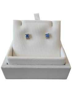 Orecchini Oro Giallo Topazio Celeste Verooro