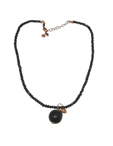 Girocollo Choker agata nera Marakò