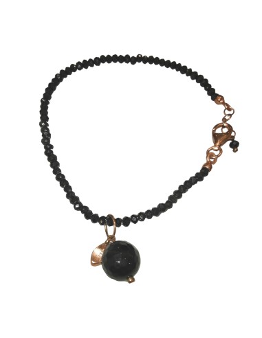 Bracciale agata nera Marakò