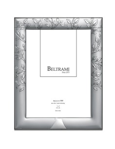 Cornice Satinata Albero Della Vita Laminata in Argento Beltrami