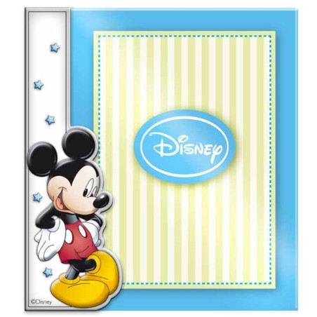 Cornice Plexy con Mickey Mouse Argento Disney