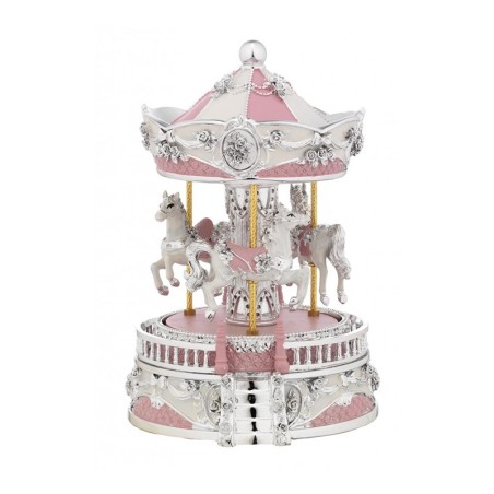 Giostra in Ceramica Carillon Cavalli Bagutta