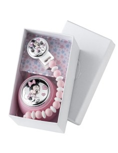 Scatola Porta Ciuccio più Spilla Minnie Disney