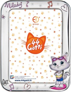 Cornice Bimba Milady Laminata in Argento 44 Gatti