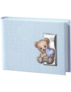 Album Celeste con Placca  Orsetto Valenti