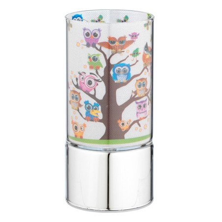 Lampada Decoro Gufi su Albero Bagutta