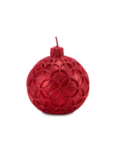 Candela Sfera Rossa Lavorata Fade