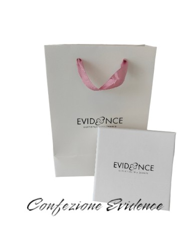 Parure Girocollo, Orecchini e Anello Gold con Zirconi Neri Evidence