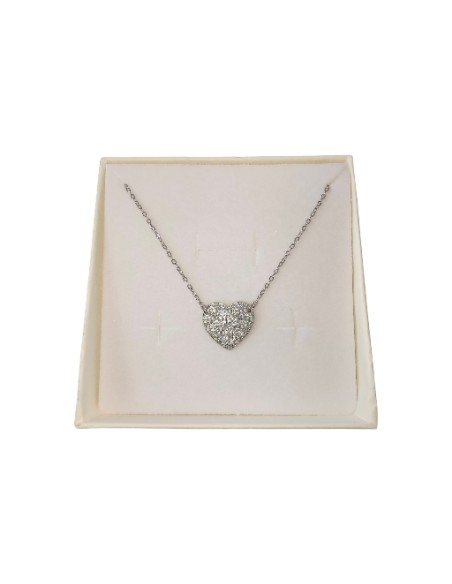 Girocollo Cuore Zirconato RL