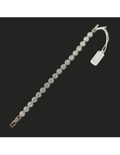 Bracciale Tennis con Swarovsky Bianchi InfinityOro