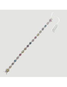 Bracciale Cannes con Zirconi Colorati in Argento InfinityOro