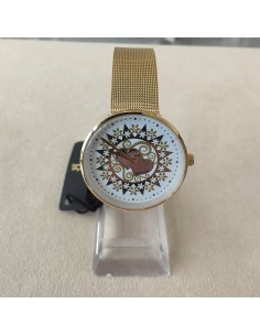 Orologio Presentosa in Acciaio dorato 2 Cuori RL