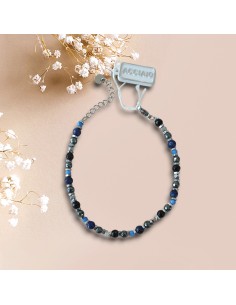 Bracciale Uomo con Lapis e Ematite Think Positive