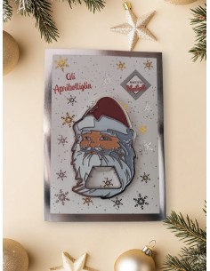 Apribottiglie Natalizio Babbo Natale Rosso Bagutta